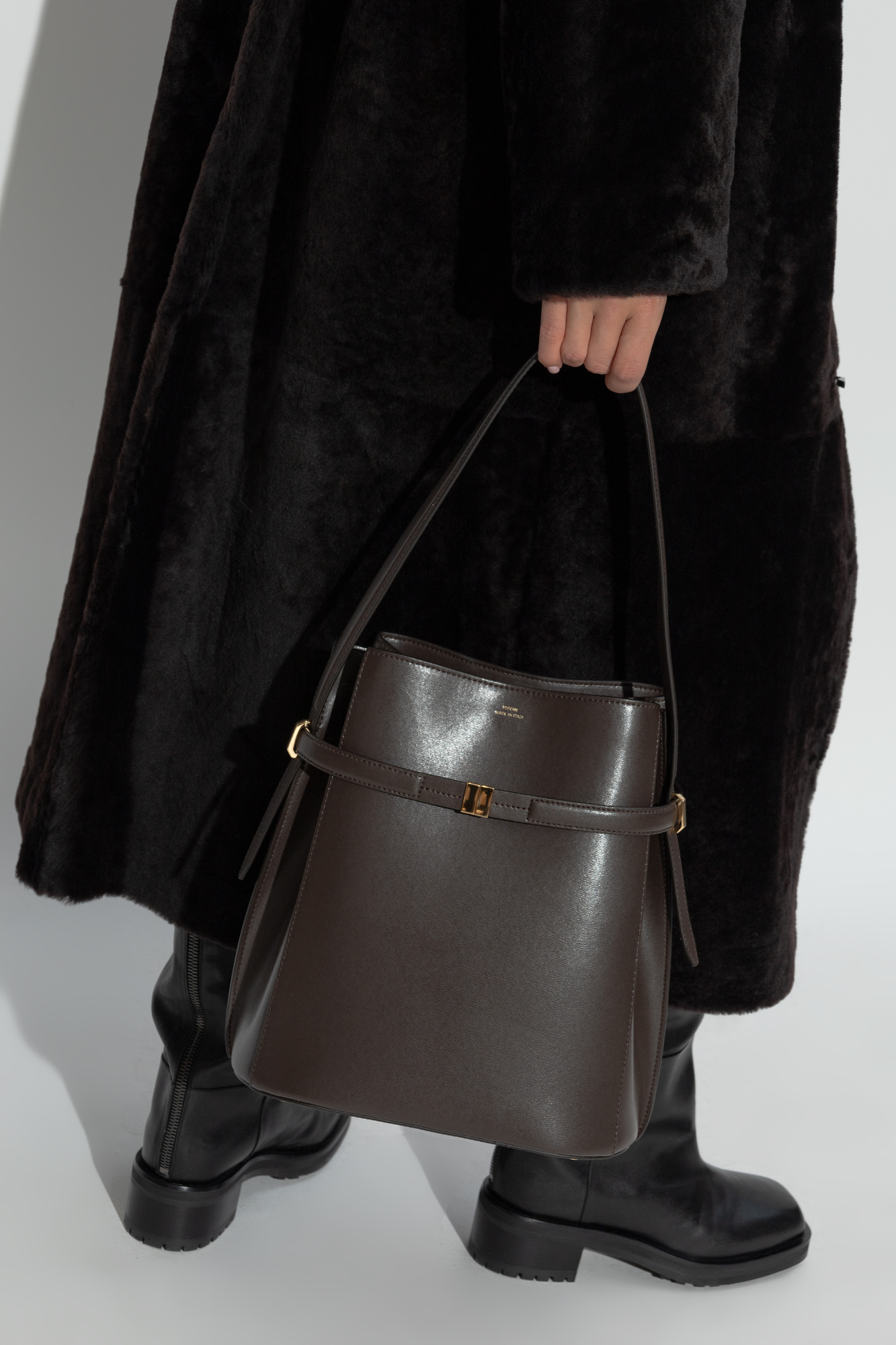 【関税込み】TOTEME Belted Buckle' shoulder bag Belted tote – TOTEME